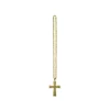 Metal Bling Necklace Gold Cross