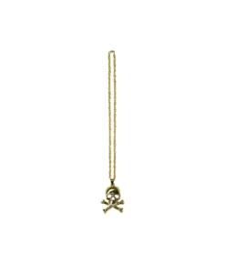 Metal Bling Necklace Gold Pirate