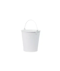 Metal Bucket With Handle Assorted 10.5x11cm