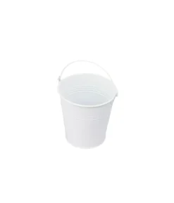 Metal Bucket With Handle Assorted 10.5x11cm