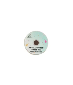 Metallic Gold Twist Tie 4mm x 90m