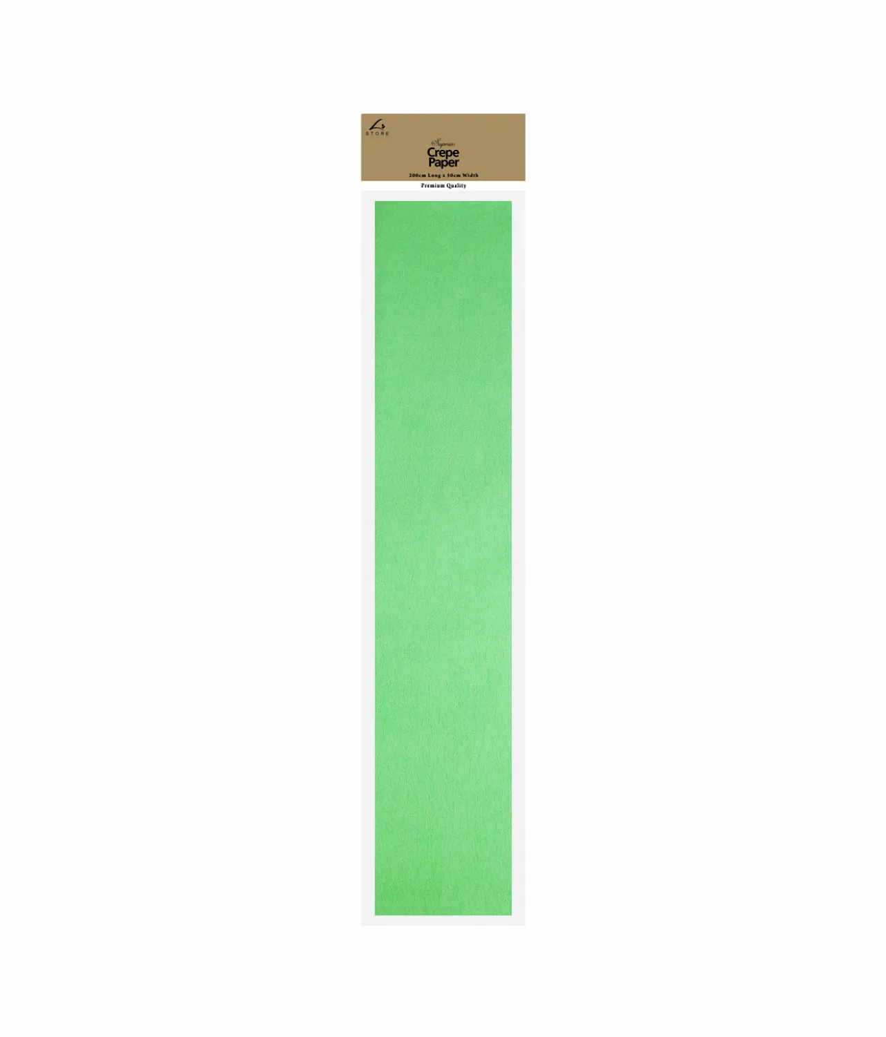Mint Crepe Paper 200cm x 50cm