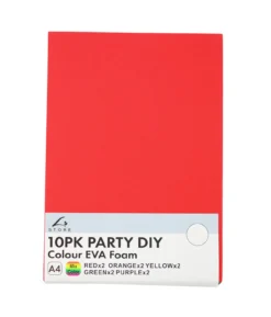 Mix Colour EVA Foam MIX A4 10pk