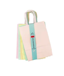 Mixed Pastel Small Paper Bags 12pc