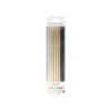 Multicolour Metallic Candles 16pk
