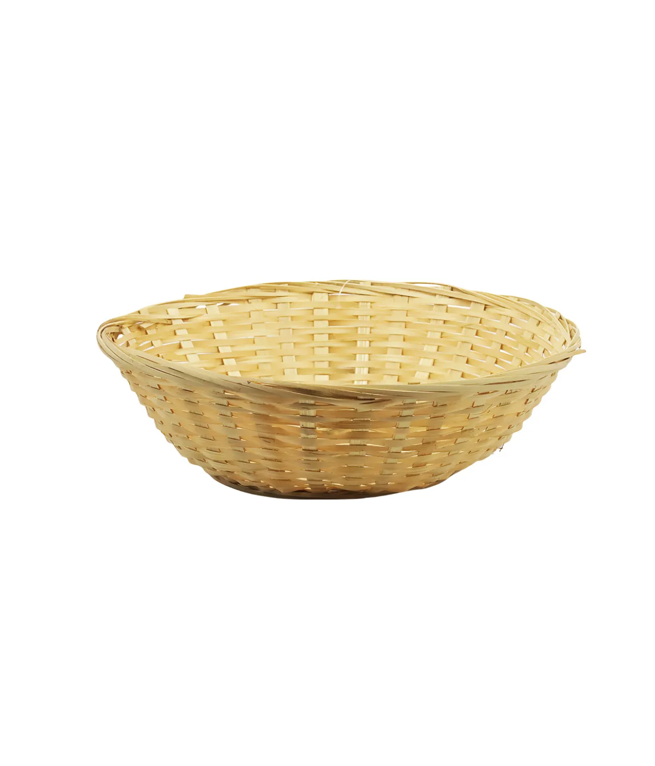 Natural Bamboo Round Basket 30cm