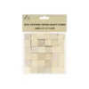 Natural Wood Craft Cube 1.5cm 36pk