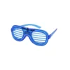 Neon Blue LED Shutter Glasses 15.5 x 6cm