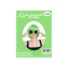 Neon Green Bob Wig With Glasses Set