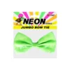 Neon Green Jumbo Bow Tie