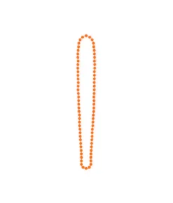 Neon Orange Beads Necklace