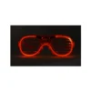 Neon Orange LED Shutter Glasses 15.5 x 6cm