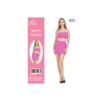 Neon Pink Tube Top & Skirt