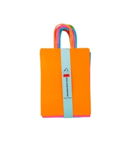 Neon Small Paper Bags 12pc