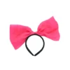 Net Hot Pink Bow Headband 30cm