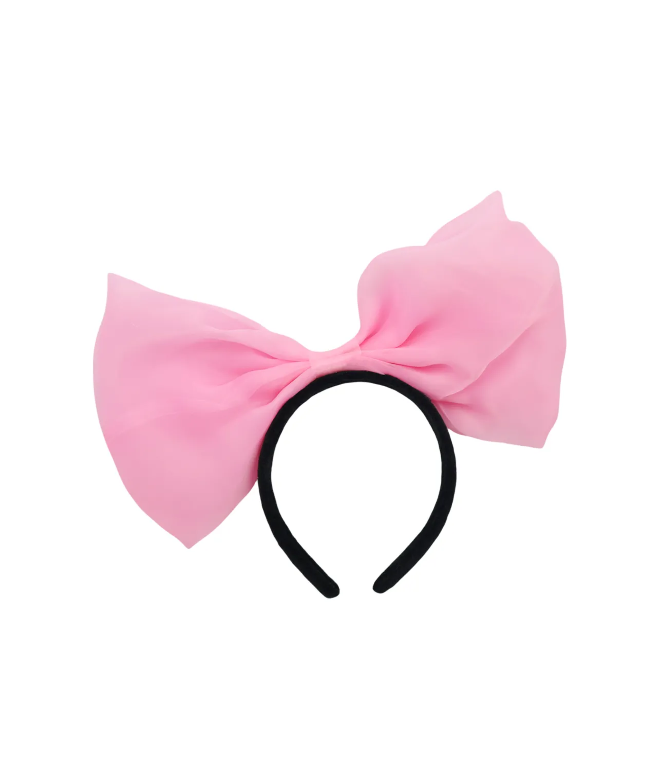 Net Light Pink Bow Headband 30cm