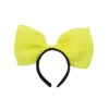 Net Yellow Bow Headband 30cm