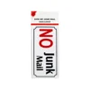 No Junk Mail Sign 9x20cm