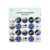 NZ Flag Theme Badges 3.8cm 20pk