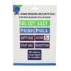 Office Sign Board Set 9pc