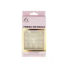 Off White French Tip Press On Nails 24pc