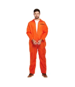 Orange Overalls Adult