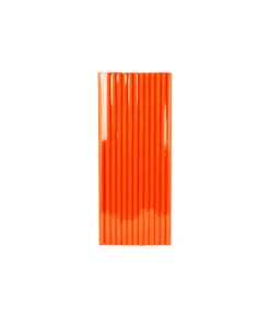 Orange Paper Straws 25pk