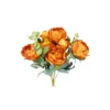 Orange Peony 11 Branch 8 Head 48cm