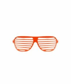 Orange Shutter Shade Glasses