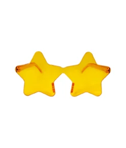 Orange Star Shape Glasses