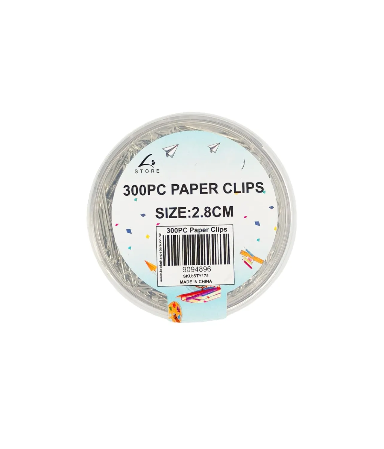 Paper Clips 300pc 2.8cm