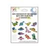 20pc Dinosaur DIY Decoration with 30pc Glue Dots