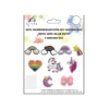 20pc Rainbow&Unicorn DIY Decoration with 30pc Glue Dots
