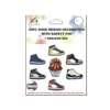 20pc Shoe Design DIY Decoration with Safety Pin