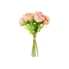 Peach Rose 7 Heads 30cm