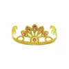 Peacock Tail Gold Tiara Crown