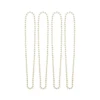Pearl Cream Necklaces 4pc