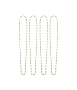 Pearl Cream Necklaces 4pc