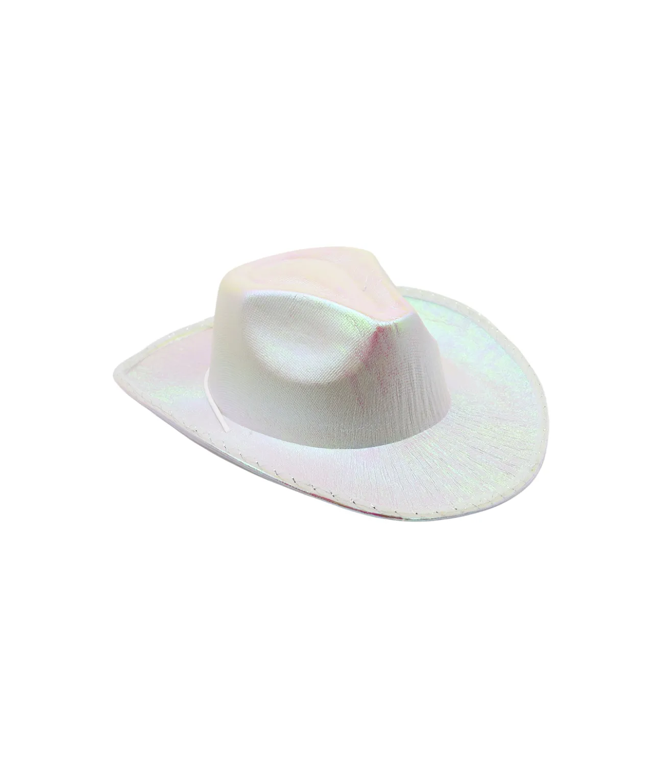 Pearl White LED Cowboy Hat