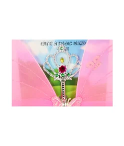 Pink Fairy Wings with Wand