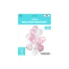 Pink First Birthday Balloon Bouquet 15pc
