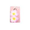 Pink Frangipani Flower Clip 2pk