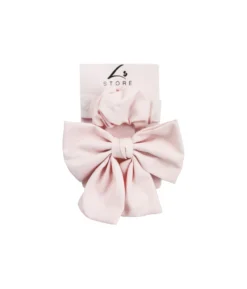 Pink Hair Clip & Bow Set 2pk