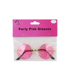 Pink Lennon Party Glasses
