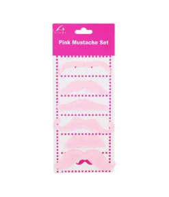 Pink Mustache Set