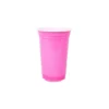 Pink PP Plastic Cups 10oz 25pk