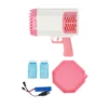 Pink Rocket Launcher Bubble Gun