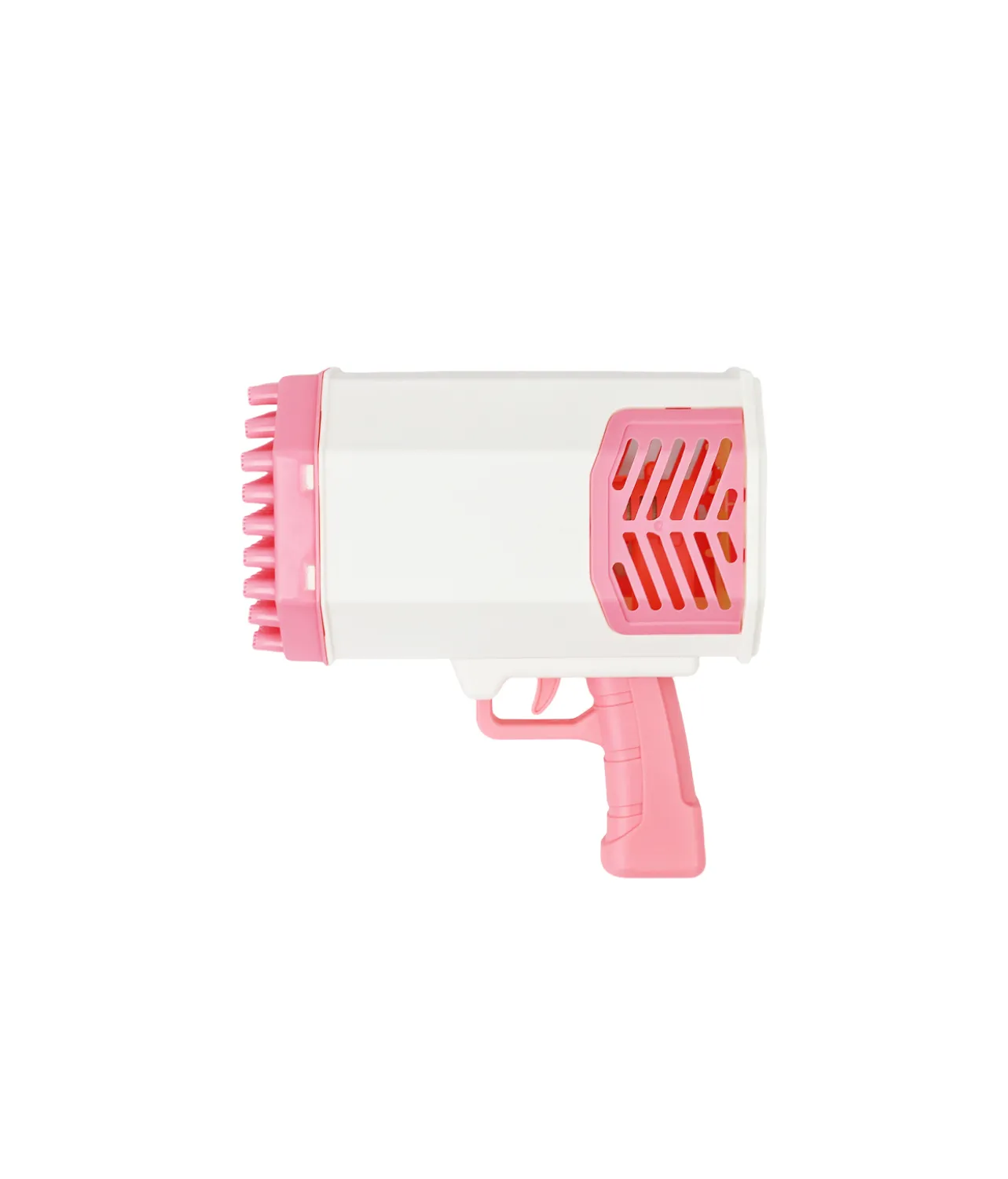 Pink Rocket Launcher Bubble Gun