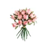 Pink Rose Bud 18 Head 28cm