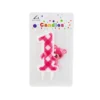 Pink 1st Jumbo Number Candle